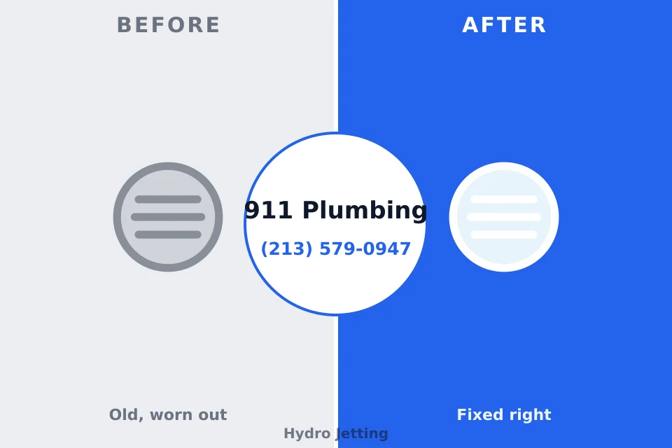 Before and after: plumbing company Dover, FL